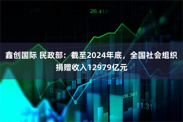鑫创国际 民政部：截至2024年底，全国社会组织捐赠收入12979亿元